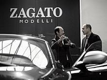 Norihiko Harada, Chefdesigner Zagato, und Jürgen Greil, Design Technik BMW Group Design, bei Zagato in Mailand 